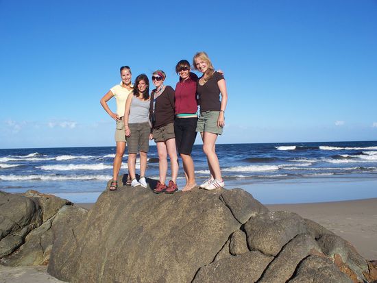 Ellen, Barbara, Eva aus Holland, Katja und ich...ganz nette Maedels