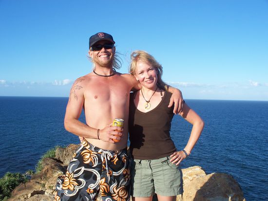 Ein netter Australier  leider kein Surfer... naja dafuer hat er mal Baseball gespielt...auch nicht schlecht...