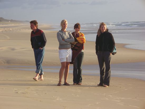 Christian (Siemensianer), Ellen, Katja und Julia...die Deutschen mal wieder unter sich...