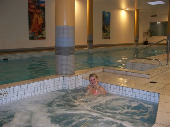 es gab sogar nen Whirlpool zum entspannen...schoen...