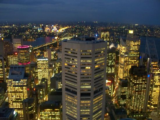 Aussicht bei Nacht...