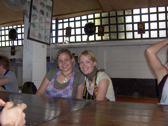 Chris und ich waren schon sehr gespannt... wir waren uebrigens eine ganz nette Gruppe und hatten viel Spass zusammen.