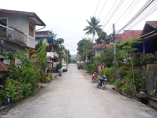 Das Schlendern durch die huebschen Strassen machte richtig Spass! Luang Prabang ist echt wunderschoen.