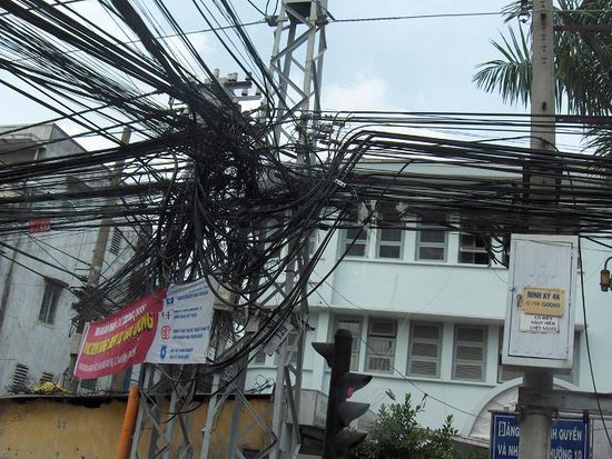 Was die Stromleitungen betrifft besteht allerdings noch Nachholbedarf...