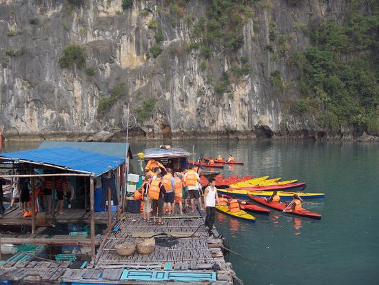 Ab zum Kajakfahren... allerdings ohne uns.