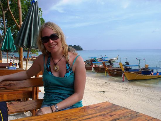 Darauf mussten wir erst mal einen leckeren Fruchtshake trinken...