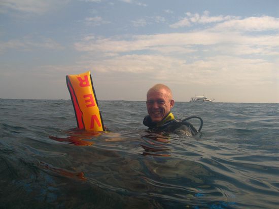 Jimmy aus Schweden, der beste Tauchguide!