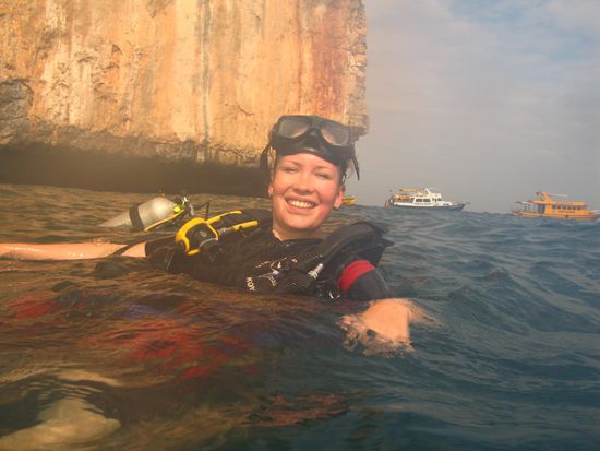 zurueck an der Oberflaeche...
schoen wars...