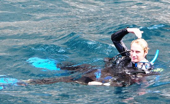 Hokan, ebenfalls ein schwedischer Tauchguide.