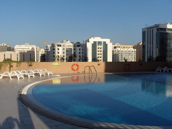 Unser netter kleiner Pool... leider hatten wir keine Zeit ihn zu nutzen.