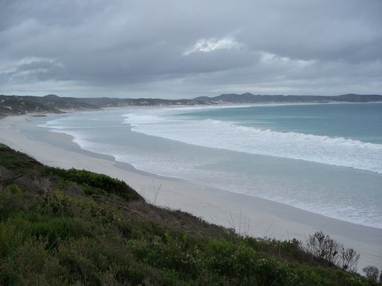Vivonne Bay, einfach traumhaft, leider war das Wetter nicht so toll