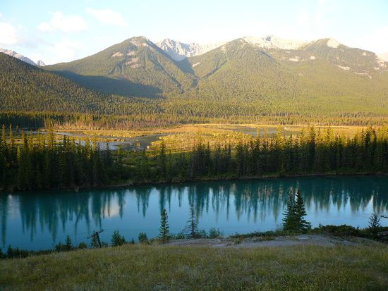 Bow-Valley morgens um halb acht!!
