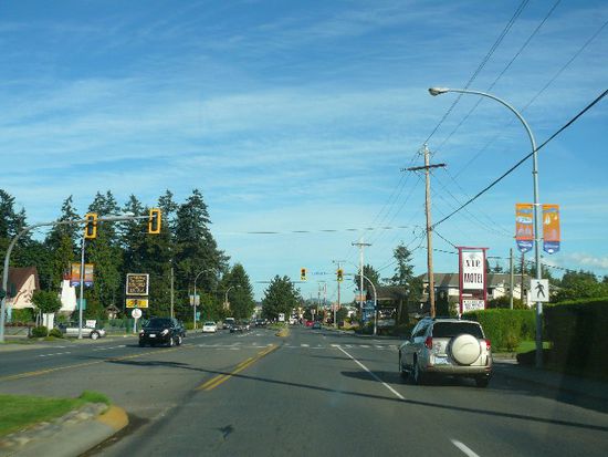 auf dem Weg nach Nanaimo