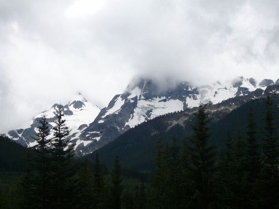Erster Berg nach Vancouver Island. Juhu, wir sind in den Rockys angekommen