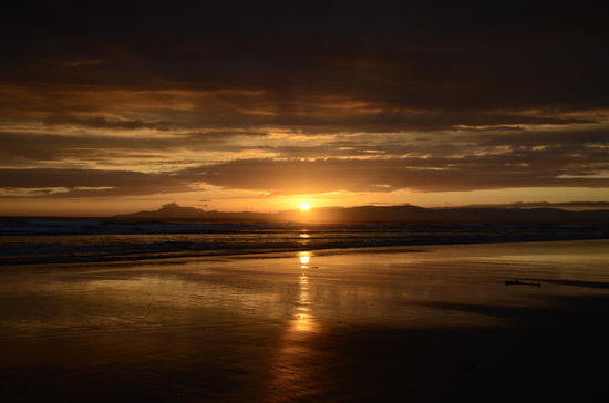 Sonnenuntergang am Tullan Beach
