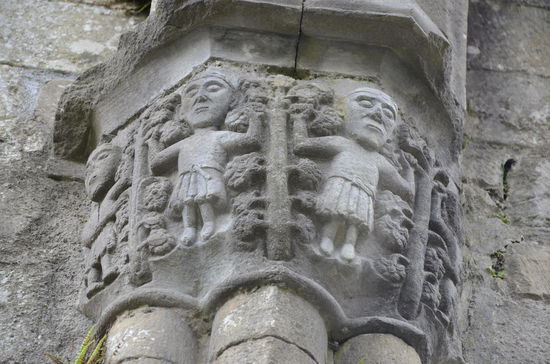 Eines der vielen faszinierenden Kapitelle der Boyle Abbey.
