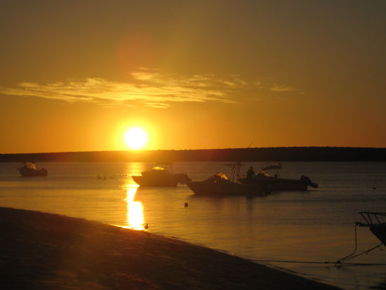 Sonnenuntergang am Strand