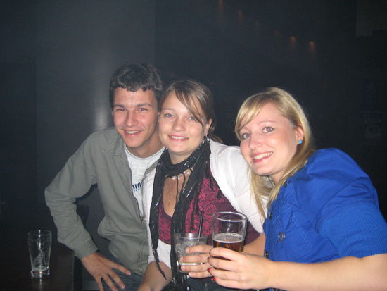 Im Casino:
Benni, Anne &amp; Ich