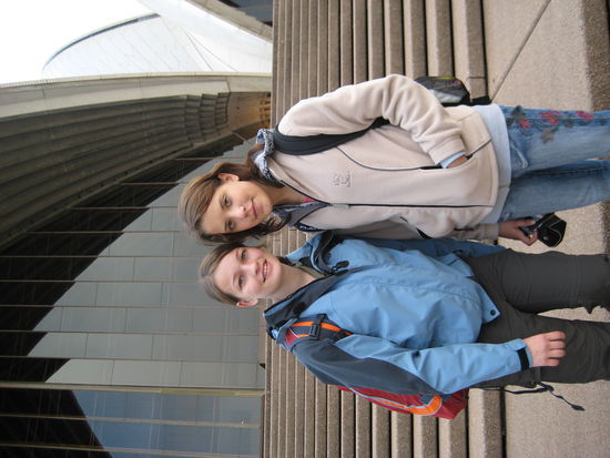 Shari und Ich vor dem Opern Haus