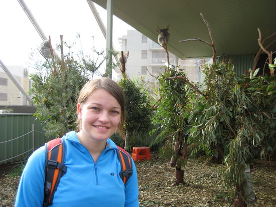 Ich vor dem Koalagehege