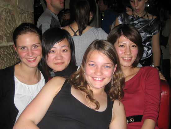 Die Maedels aus dem Hostel und Ich