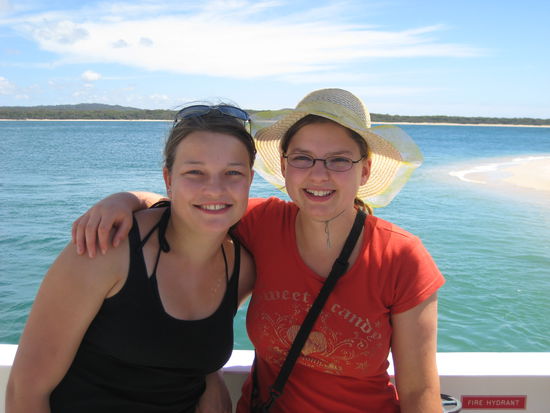 Kathrin (aus dem alten Hostel) &amp; Ich auf dem Weg nach "Fraser Island"