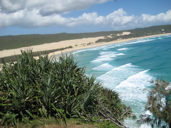 "Waddy Point", Aussicht auf Fraser Island