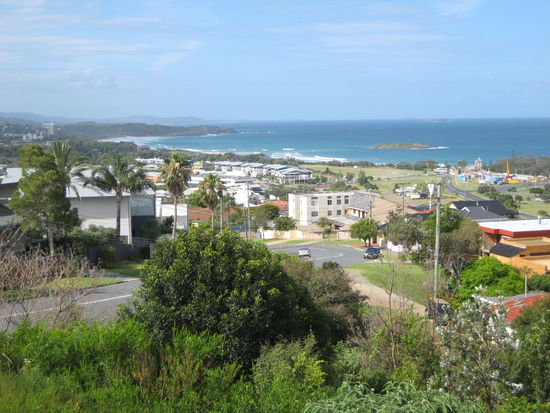 "Coffs Harbour", 
eine Stadt direkt am Meer