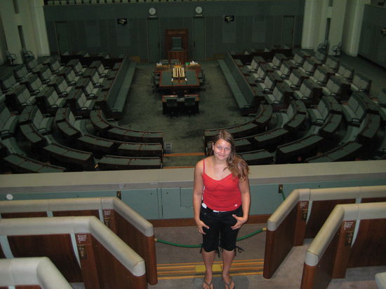 Ich im "House of Representatives"
