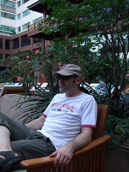 Am Pool im Menam Riverside