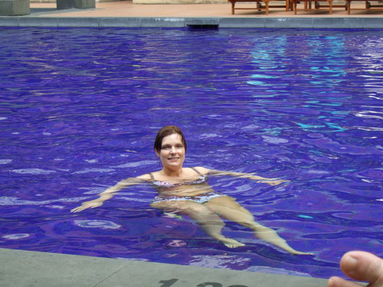 man glaubt es kaum, das Wasser war saukalt