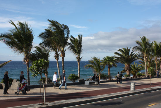 Puerto del Carmen, dort beginnt die Laufstrecke vom Ironman