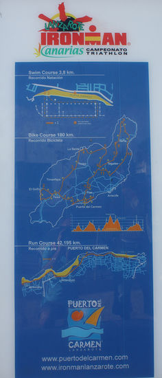 Man beachte das Höhenprofil der Radstrecke!!!!!