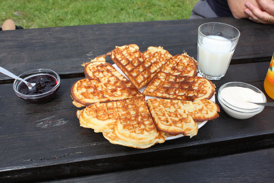 Waffeln werden auf jeder Alm verspeist!!!