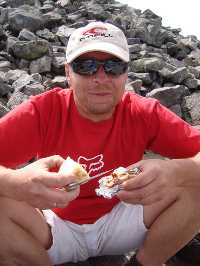 Eine etwas andere Jause - Hühnerfilet gefüllt mit getrockneten Tomaten, Käse und Schinken 