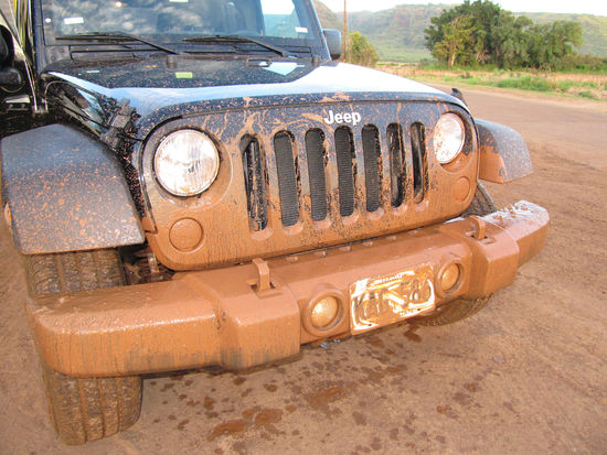 Das Endergebnis - da wurde eine $ 6,00 Autowäsche fällig!