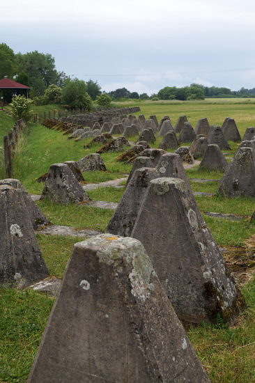 An diesen Drachenzähnen gab es kein Vorbeikommen für so manchen Panzer