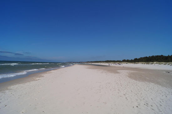 Traumhafter Strand - hier kann man kilometerlange Wanderungen unternehmen