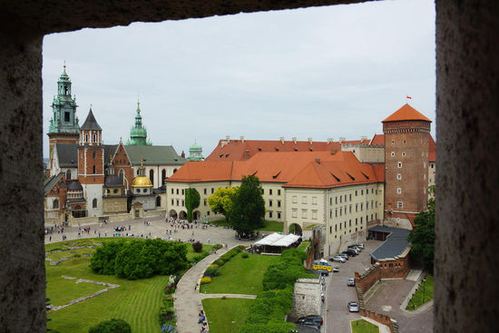 Die Aussicht, wenn man den Turm erklimmt