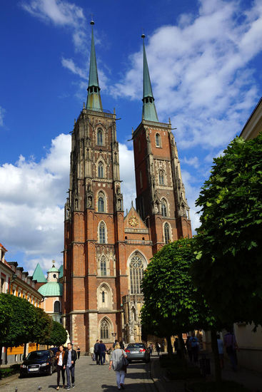 Die Dominsel mit dem Breslauer Dom