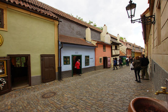 Das Goldgässchen auf der Burg