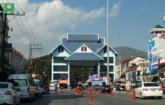 Die Grenze zu Myanmar