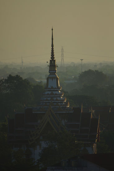 Die Stimmung heute morgen - der Blick aus unserem Hotelzimmer