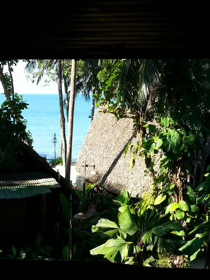 Der Blick von unserem Zimmer