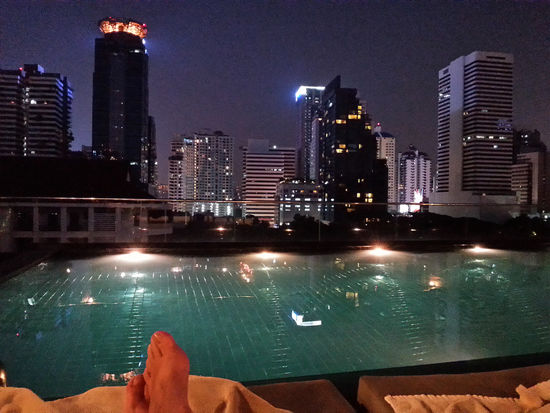 Ausblick vom Pool des U Sukhumvit