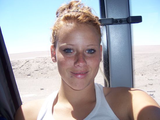 Im Bus auf dem Weg nach Calama