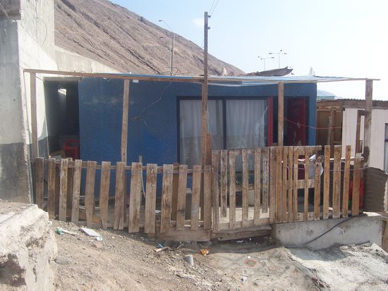 Und diese wunderschoene Huette...hier haben sie uns in Antofagasta untergebracht...Luxus pur!!!