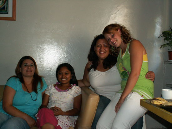 Angie, Amy, Suzi und ich