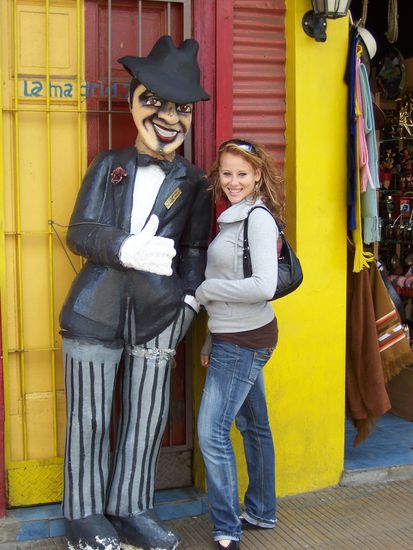 Das ist mein grosser neuer Freund aus La Boca.