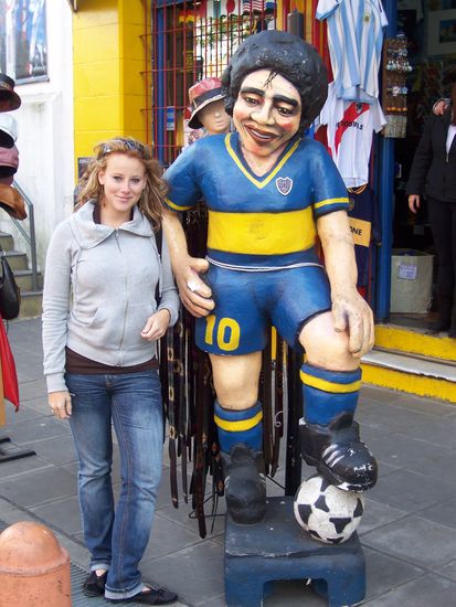 Sogar Maradonna ist mir uebern weg gelaufen